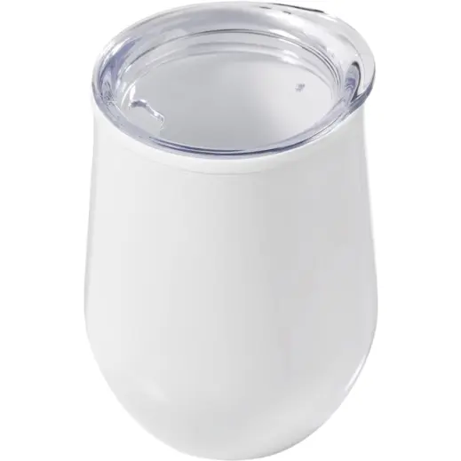 Serendipio Madison Stainless Steel & Plastic Double-Wall Tumbler White